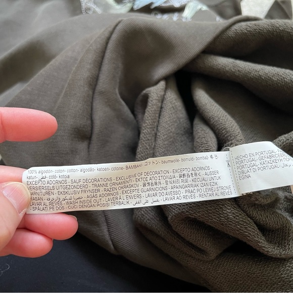 ZARA BROWN ARTSY PORTRAIT PRINT T SHIRT SIZE XL ART TO WEAR FUNKY MODERN - Picture 4 of 7